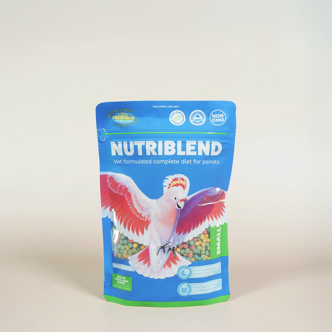 Vetafarm Nutriblend Small Pellets – complete food for small parrots