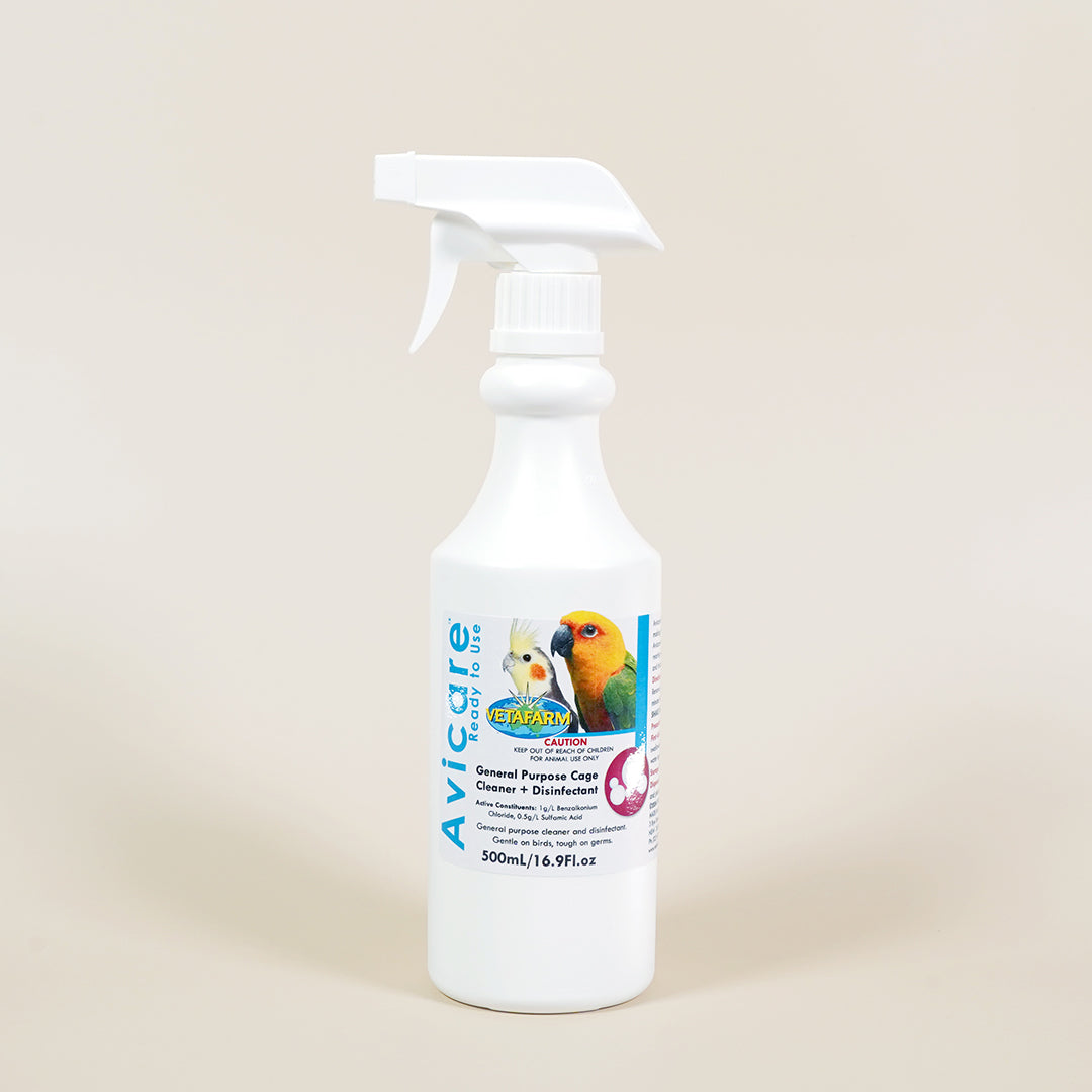Vetafarm Avicare Ready to Use 500mL – bird cage disinfectant