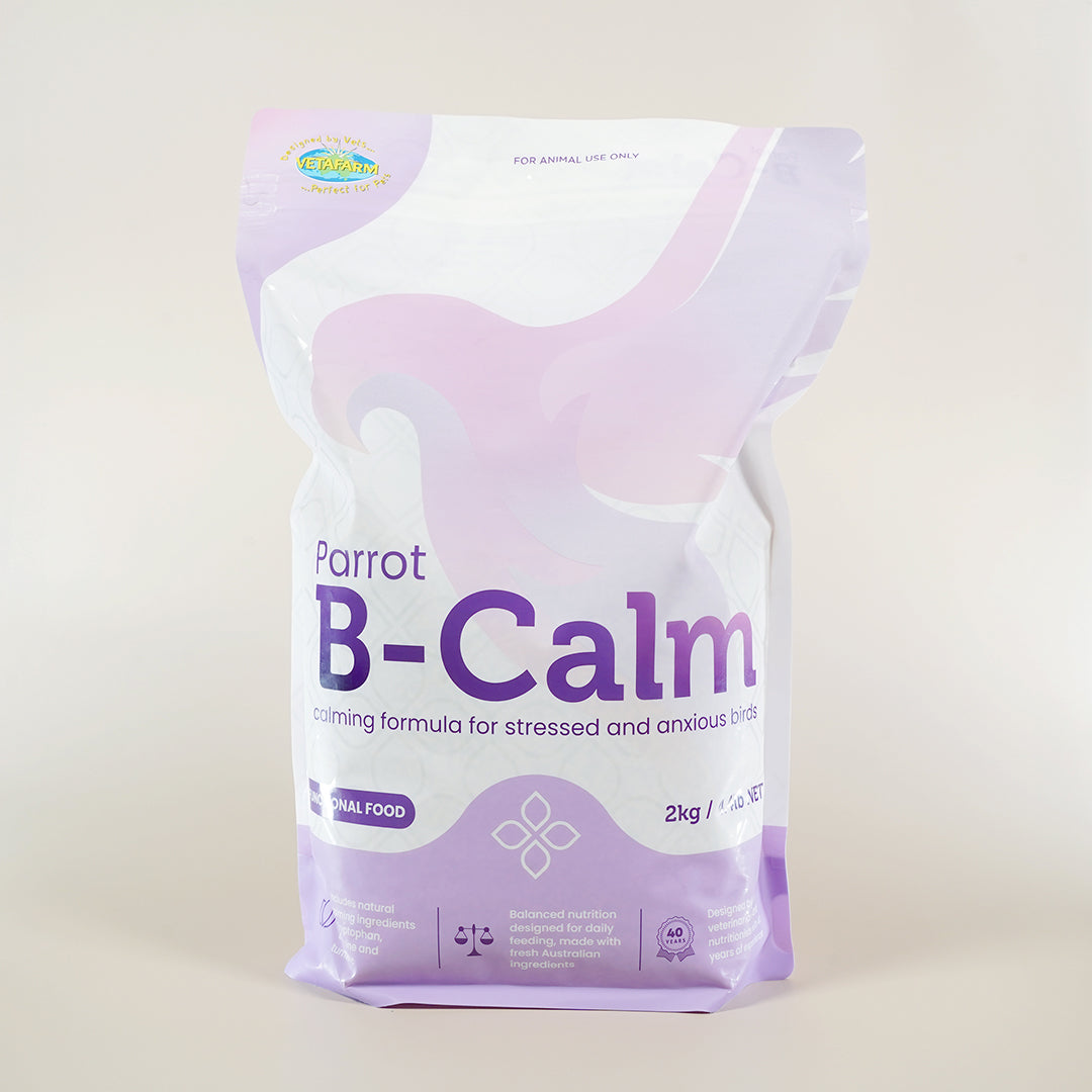 Vetafarm Parrot B-Calm – stress-reducing pellet diet for parrots