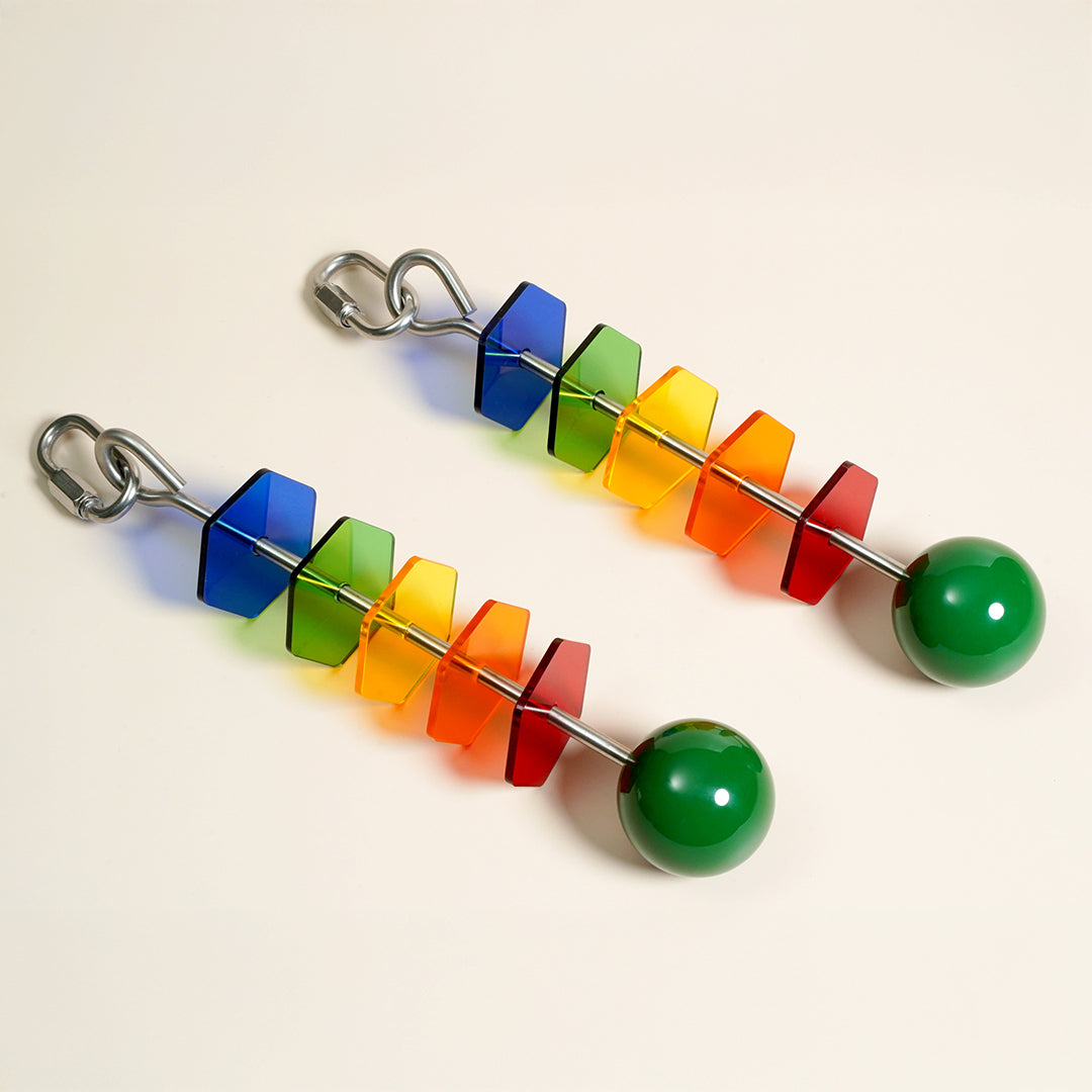 Birdie Bar bundle showing two birdie bar enrichment toys