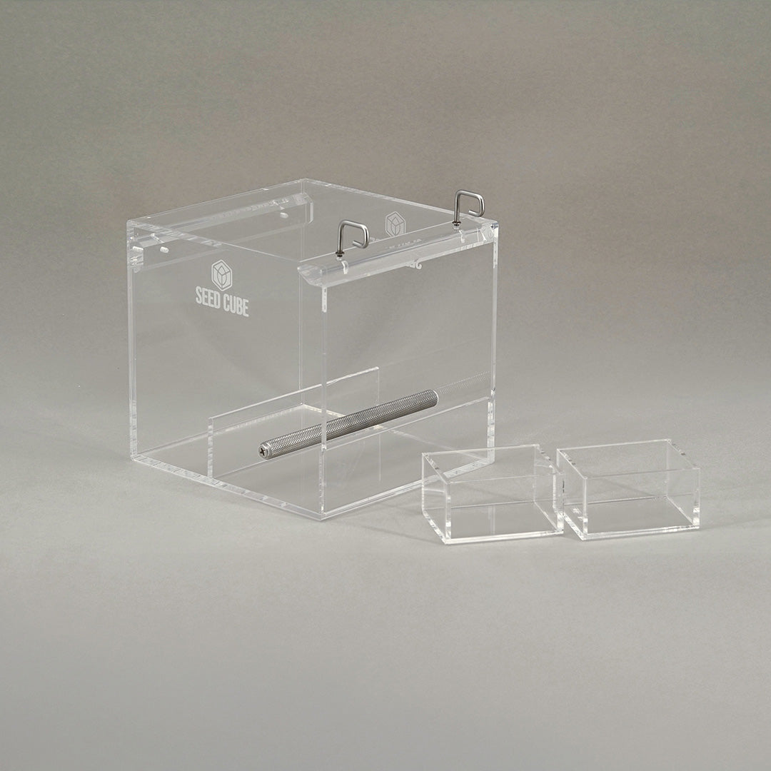 Seed Cube Small + Small Easy-Inserts Bundle - No mess bird feeder