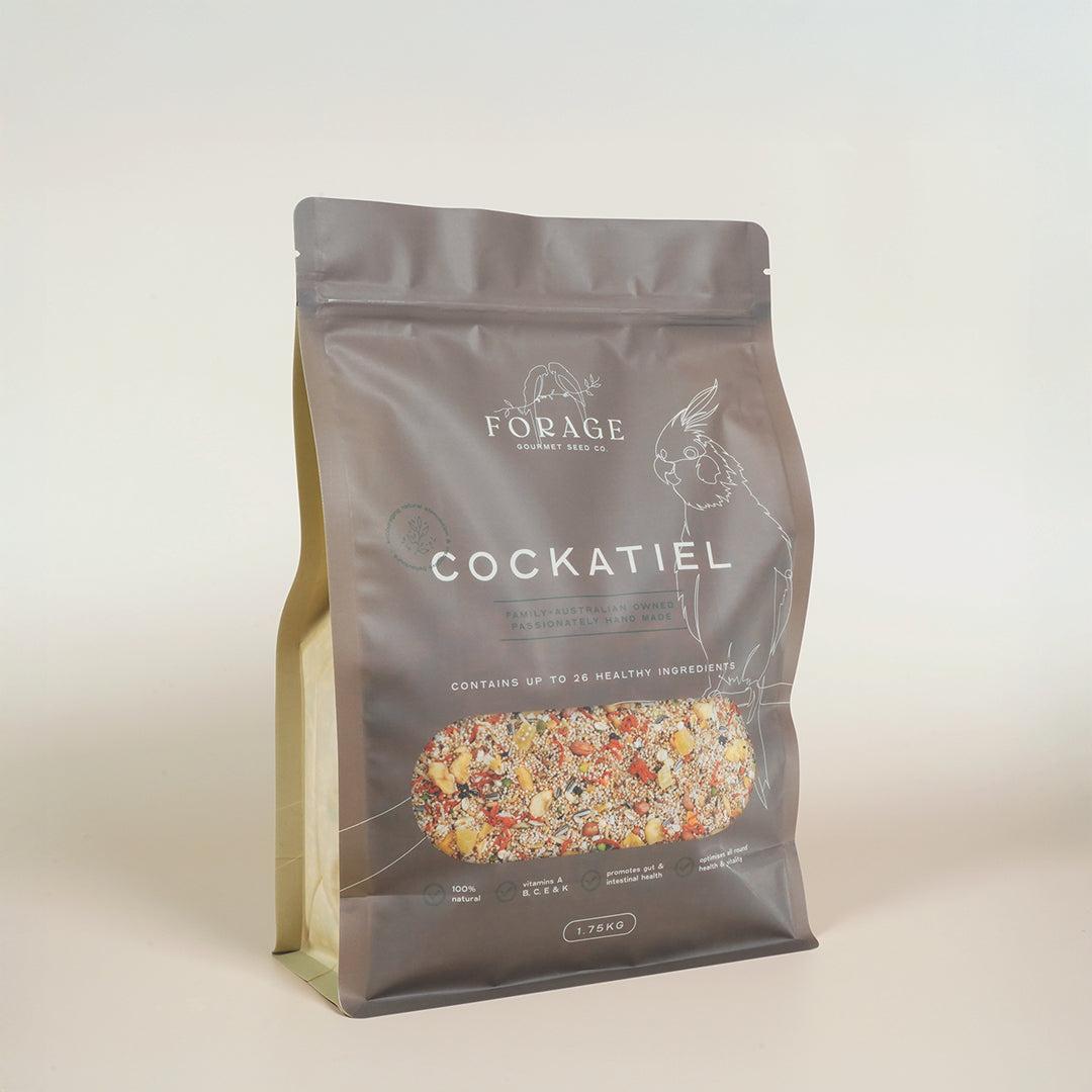 Forage Gourmet Seed - Cockatiel Specialty Blend-Bird Seed-Seed Cube