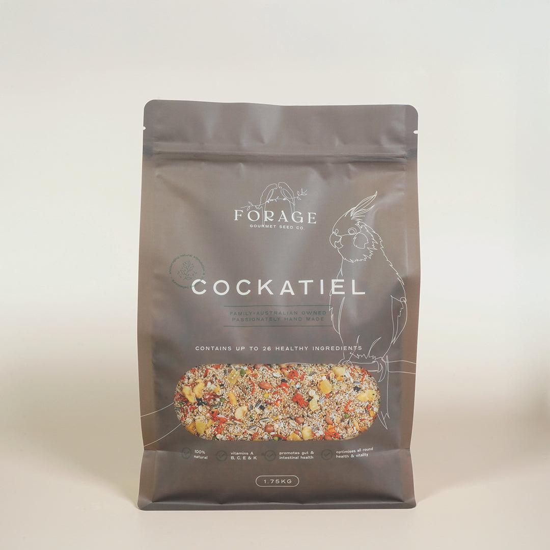 Forage Gourmet Seed - Cockatiel Specialty Blend-Bird Seed-Seed Cube
