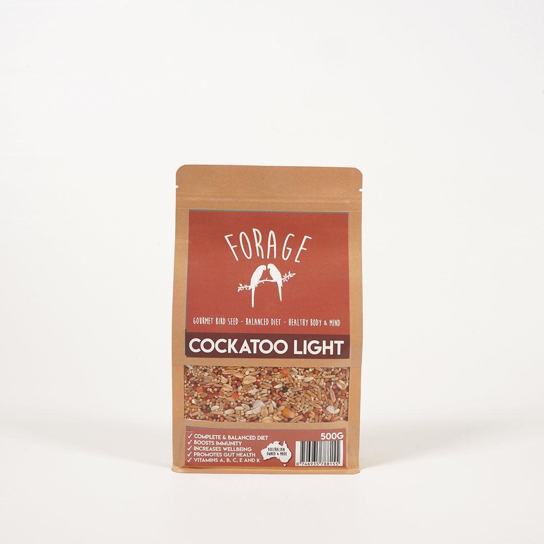 Forage Gourmet Seed - Cockatoo Light Specialty Blend-Bird Seed-Seed Cube