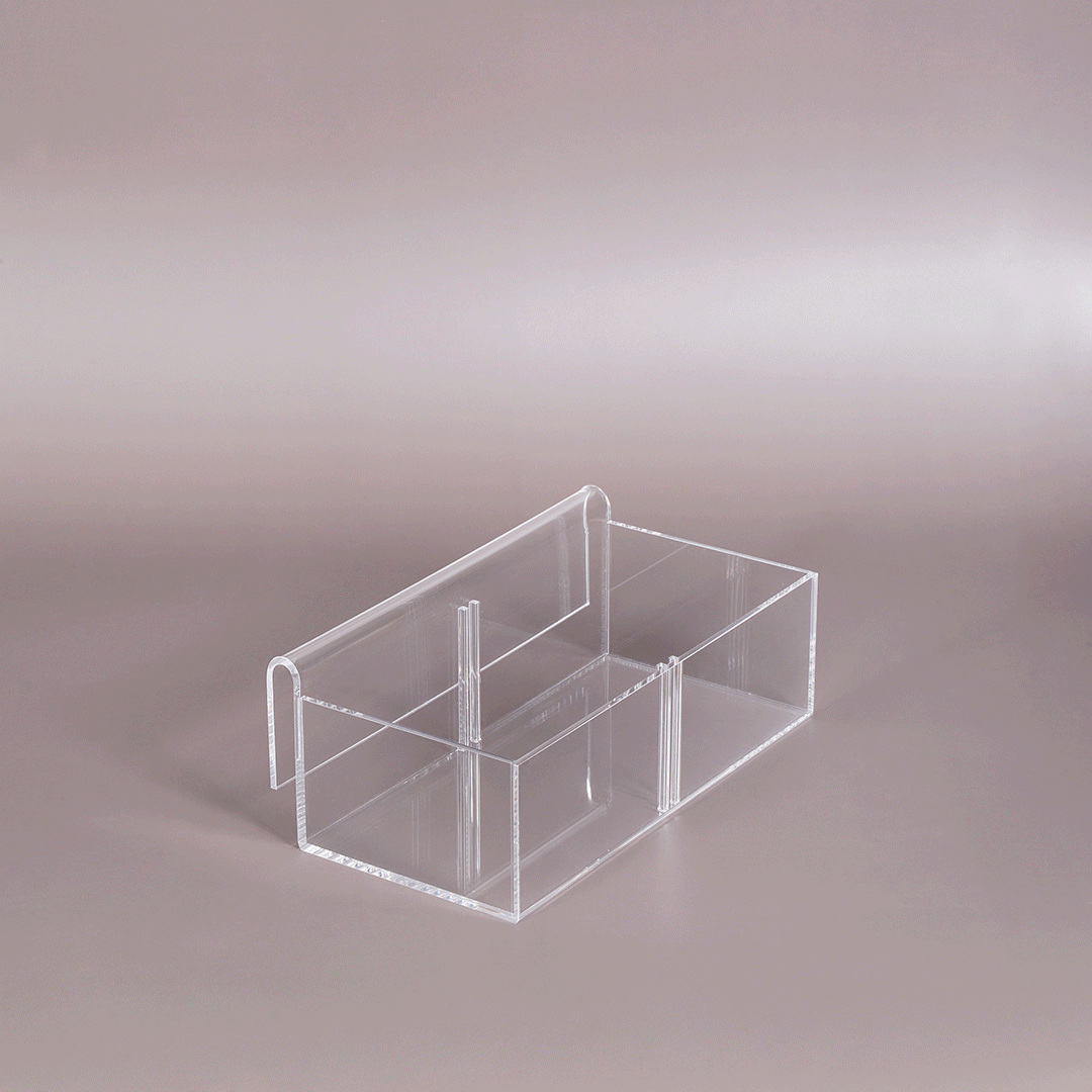 Seed Cube no mess bird feeder with slide-in Easy-Tray for fast food changes