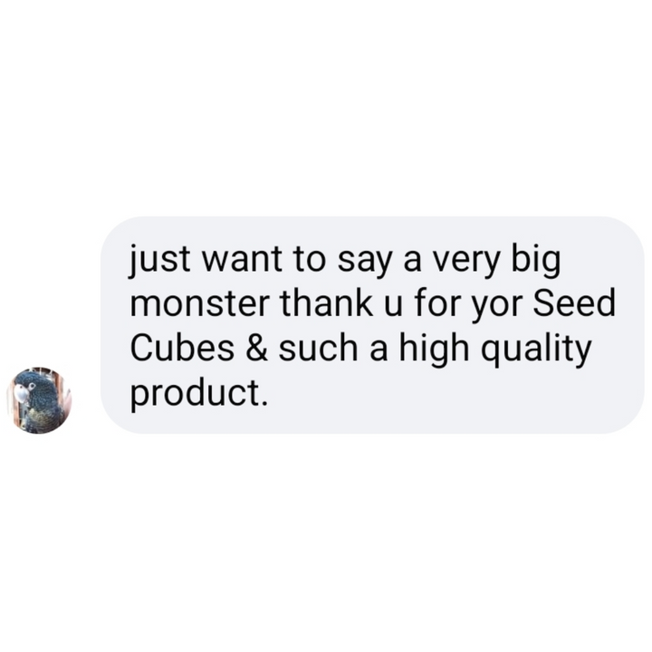 Seed Cube Small + Small Easy-Tray Bundle - No mess bird feeder