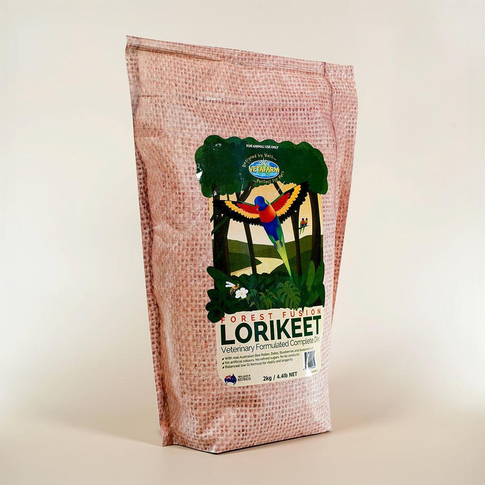 Vetafarm Forest Fusion Lorikeet Diet-Powder-Seed Cube
