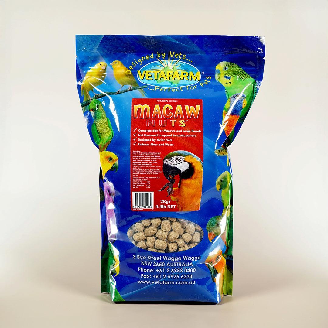 Vetafarm Macaw Nuts-Extruded crumble-Seed Cube