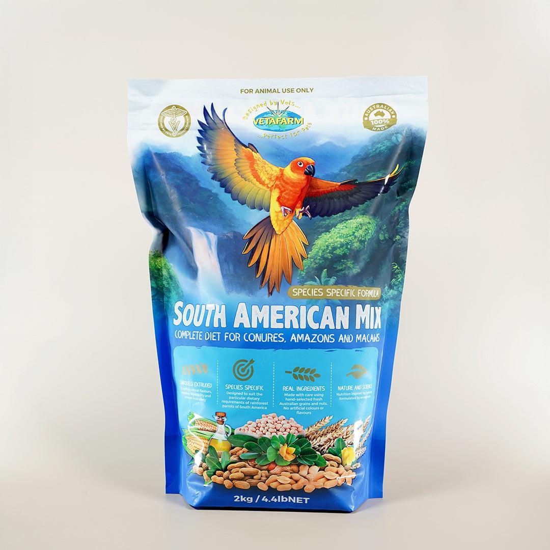 Vetafarm South American Mix-Extruded crumble-Seed Cube