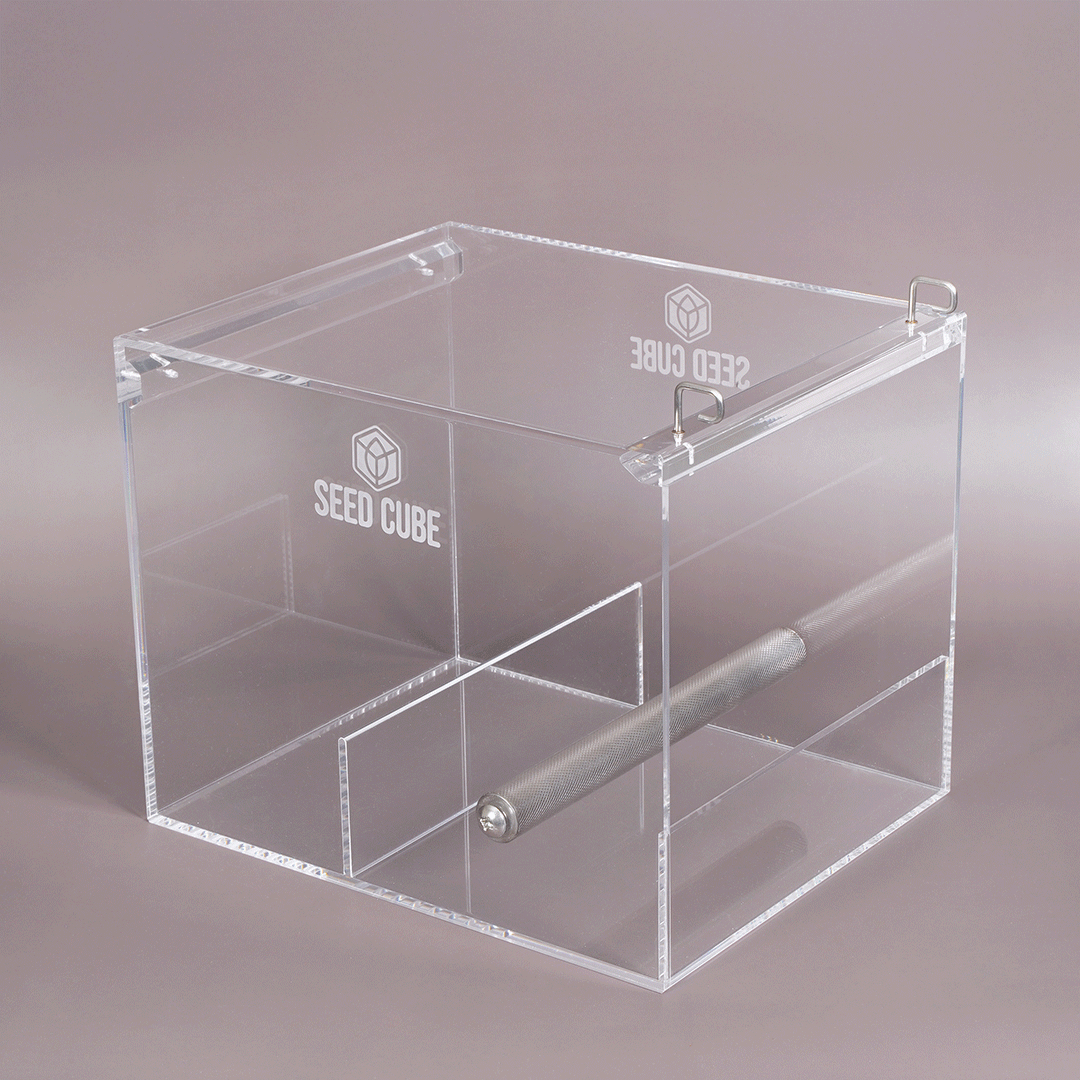 Bundle with feeder and tray for large cages – Seed Cube