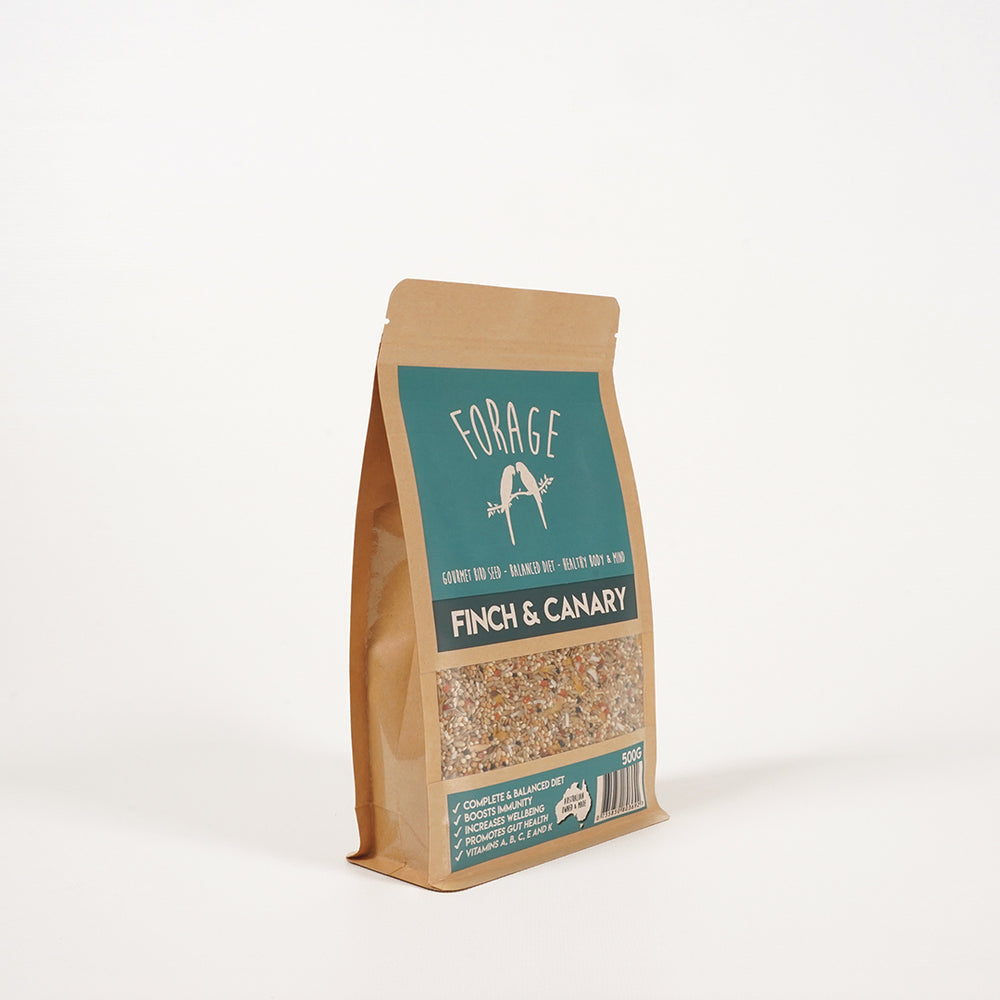 Premium Forage Gourmet seed blend for Finches and Canaries
