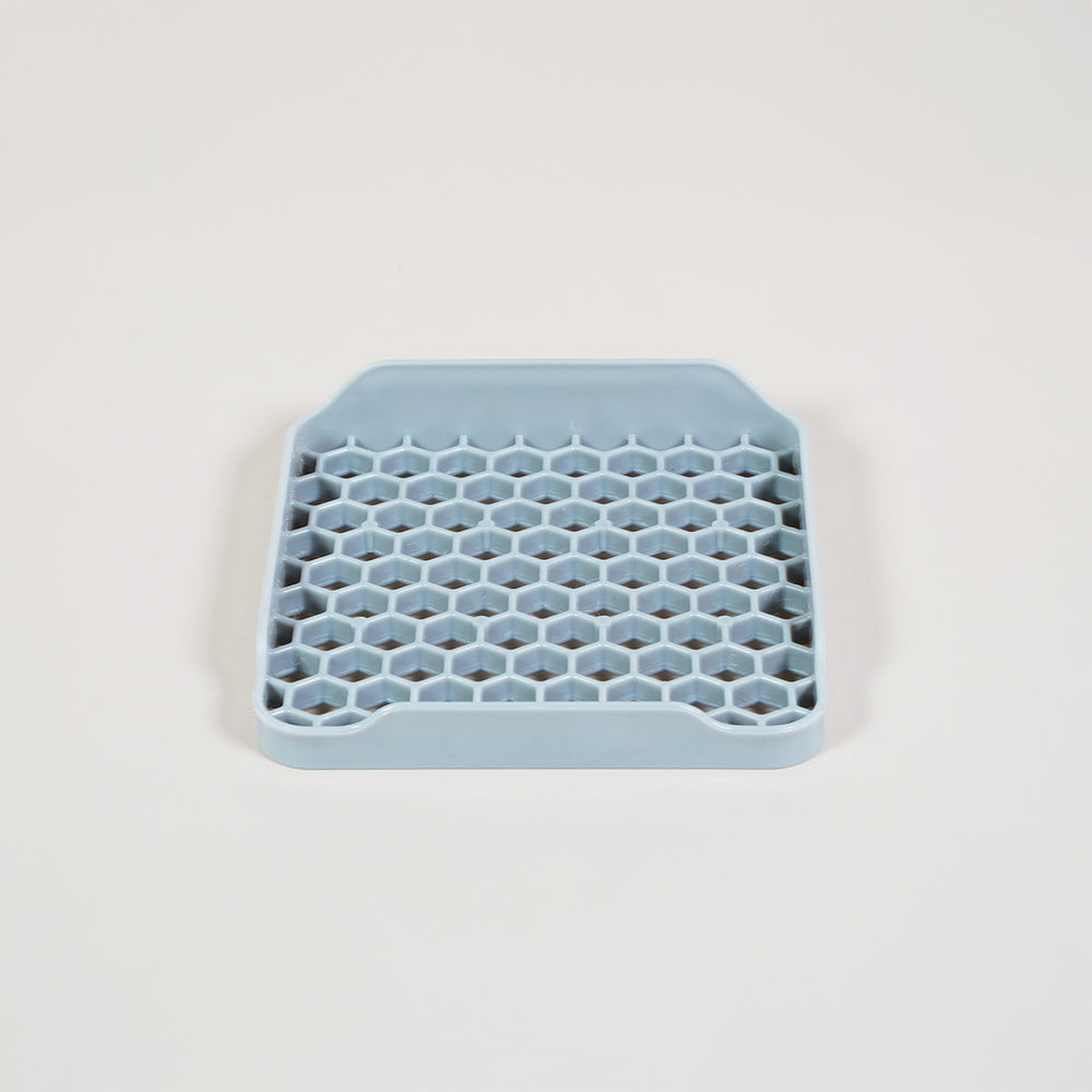 Front view of the Micropod honeycomb grow tray for microgreens, a clean and soil-free system that complements Seed Cube bird feeding.