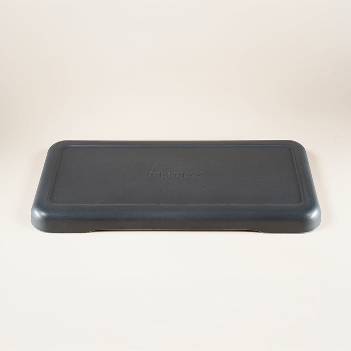 Micropod large lid in charcoal colour, a durable cover for trays during germination to promote clean and consistent microgreens growth with Seed Cube feeding.