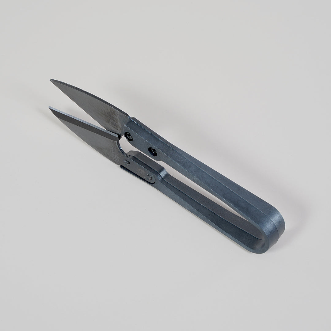 Micropod Micro Snips shown at a 45-degree angle, designed for precise harvesting of microgreens to use with Seed Cube feeding routines.