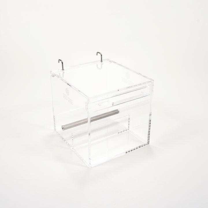 Compact Small Seed Cube efficient mess free bird feeder
