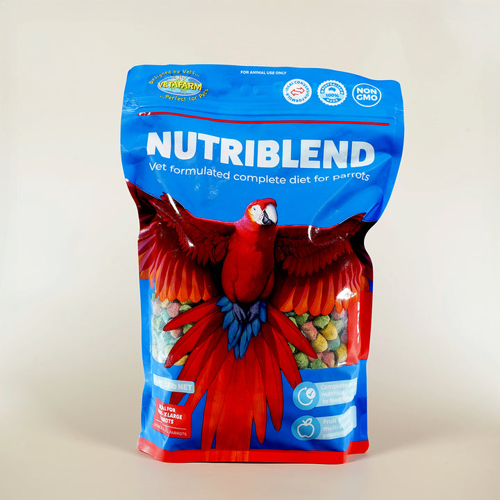 Vetafarm Nutriblend Large Pellets – daily nutrition for large parrots

