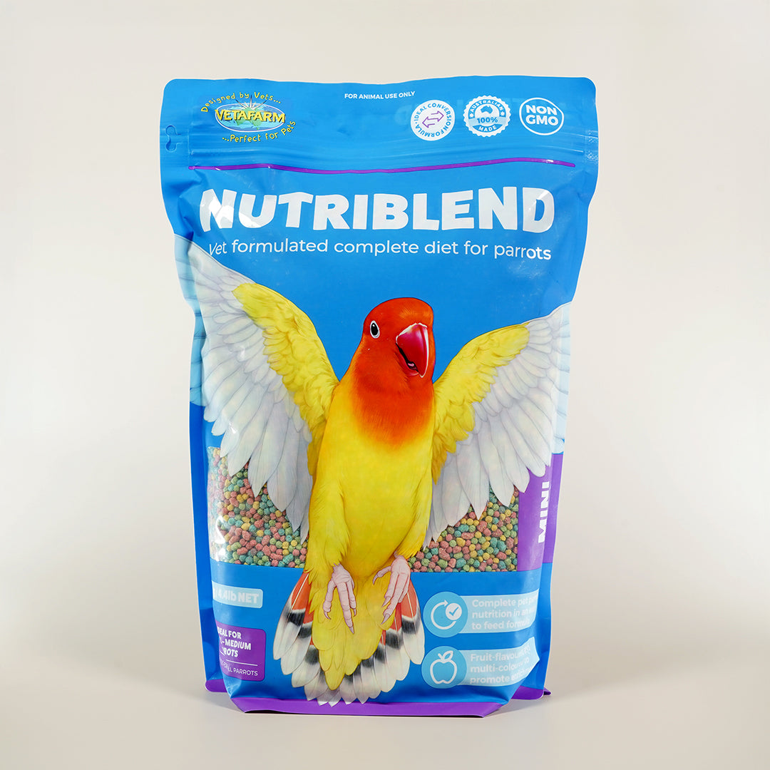 Vetafarm Nutriblend Mini Pellets – daily diet for finches and small birds

