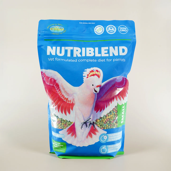 Vetafarm Nutriblend Small Pellets – complete food for small parrots


