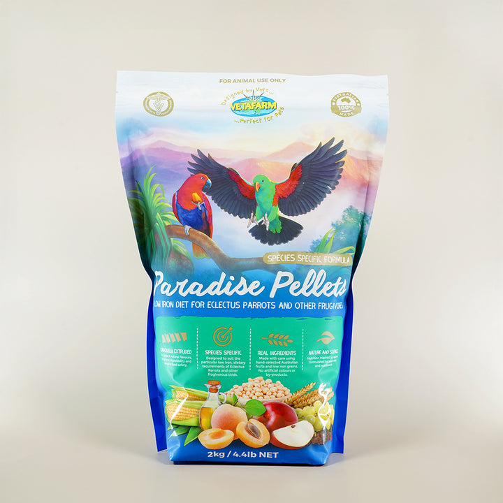 Vetafarm Paradise Pellets – nutrient-rich daily parrot food

